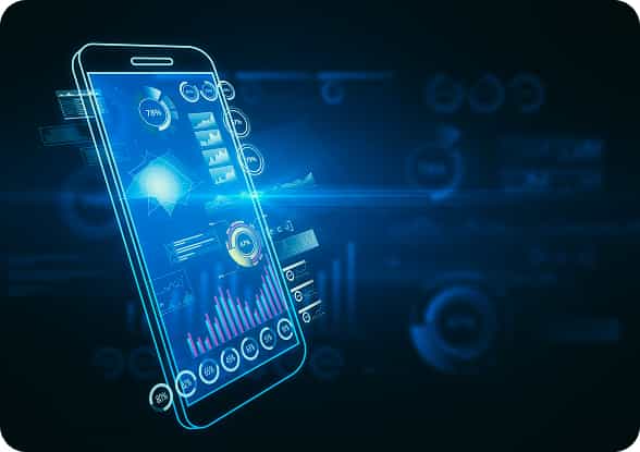 Trading crypto Cronetrium System smartphone